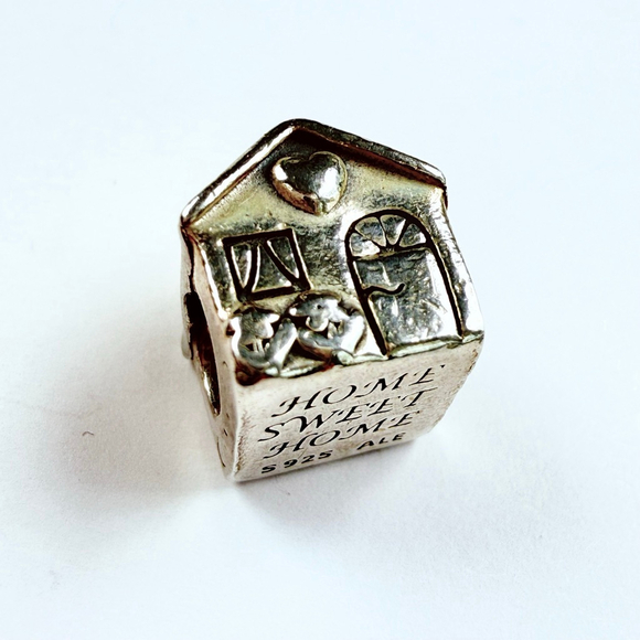 Pandora Home Sweet Home Little House Sterling Silver 925 Charm ALE - Picture 1 of 8